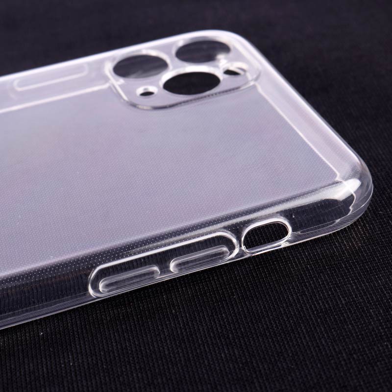 قاب ژله ای ساده بی رنگ محافظ لنزدار iPhone 11 Pro Max