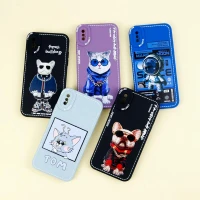 قاب محافظ لنزدار طرح دوخت iPhone X