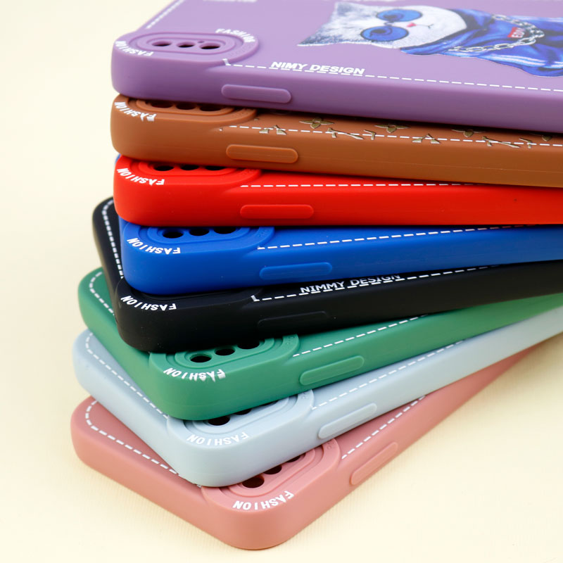 قاب محافظ لنزدار طرح دوخت iPhone X