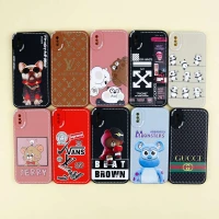 قاب آیفون iPhone X طرح دوخت محافظ لنزدار