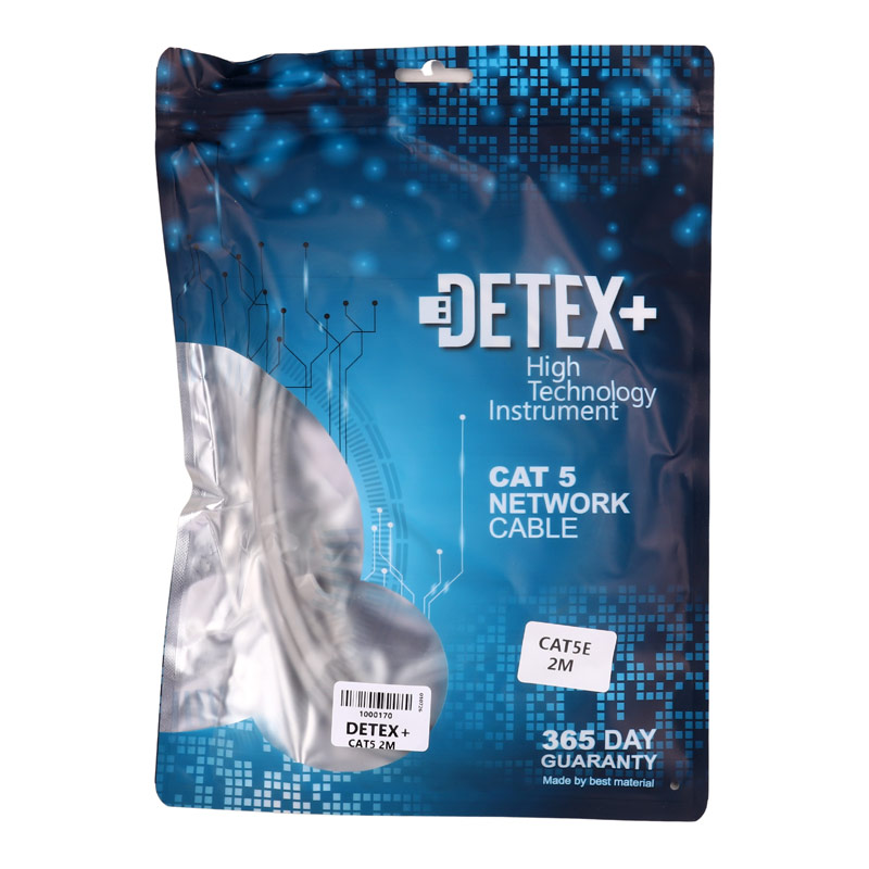 کابل شبکه Detex+ Cat5 2m