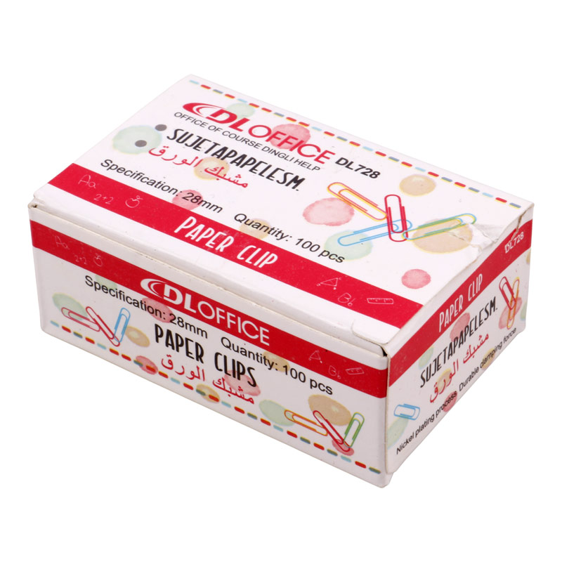 گیره کاغذ Dloffice DL728 بسته 100 عددی