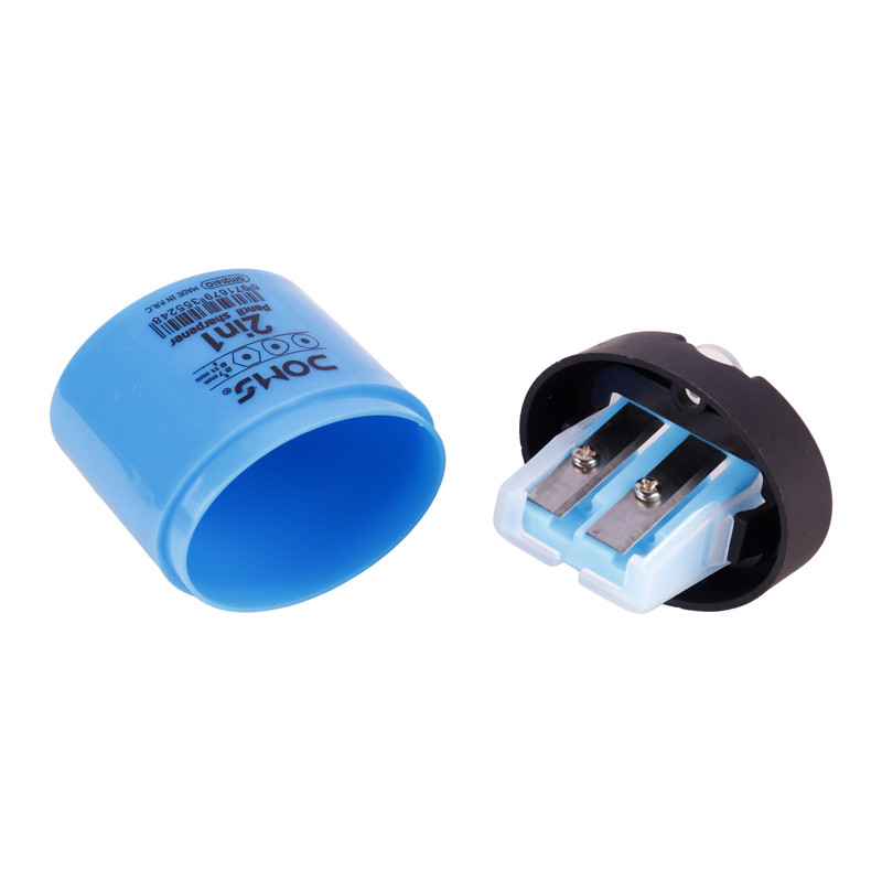تراش پلاستیکی مخزن دار Doms DM21610 بسته 12 عددی