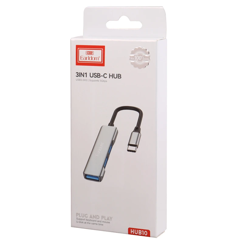 هاب 3 پورت Type-C ارلدام ET-HUB10