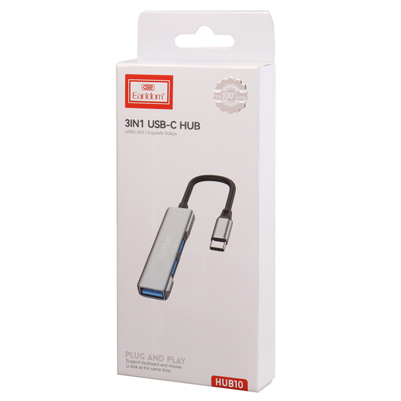 هاب 3 پورت Type-C ارلدام ET-HUB10