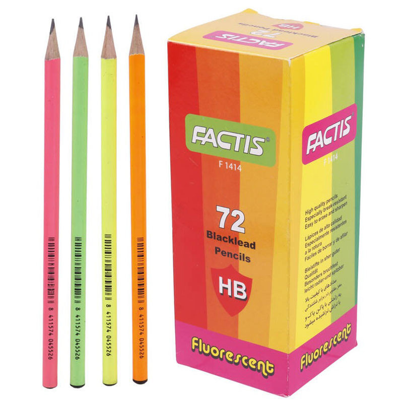 مداد مشکی فکتیس Factis بسته 72 عددی