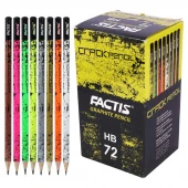 مداد مشکی فکتیس Factis Crack Pencil بسته 72 عددی