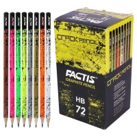مداد مشکی فکتیس Factis Crack Pencil بسته 72 عددی
