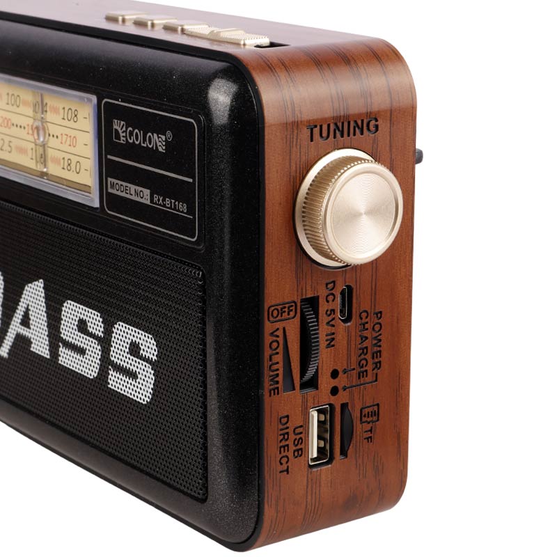 رادیو اسپیکر بلوتوثی گولون X-Bass RX-BT168
