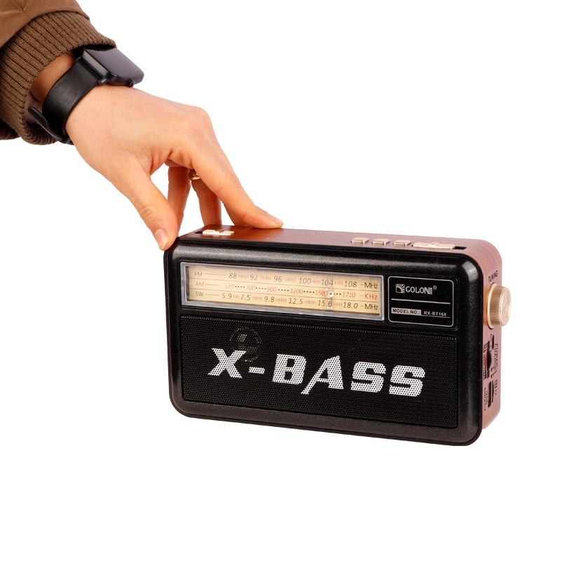 رادیو اسپیکر بلوتوثی گولون X-Bass RX-BT168