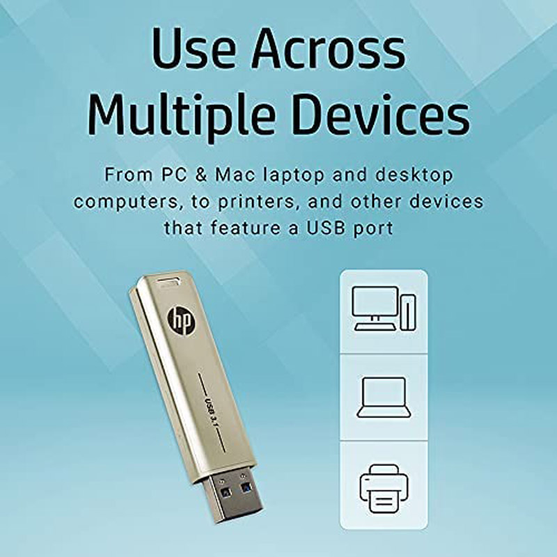 فلش 512 گیگ اچ پی HP X796W USB3.1