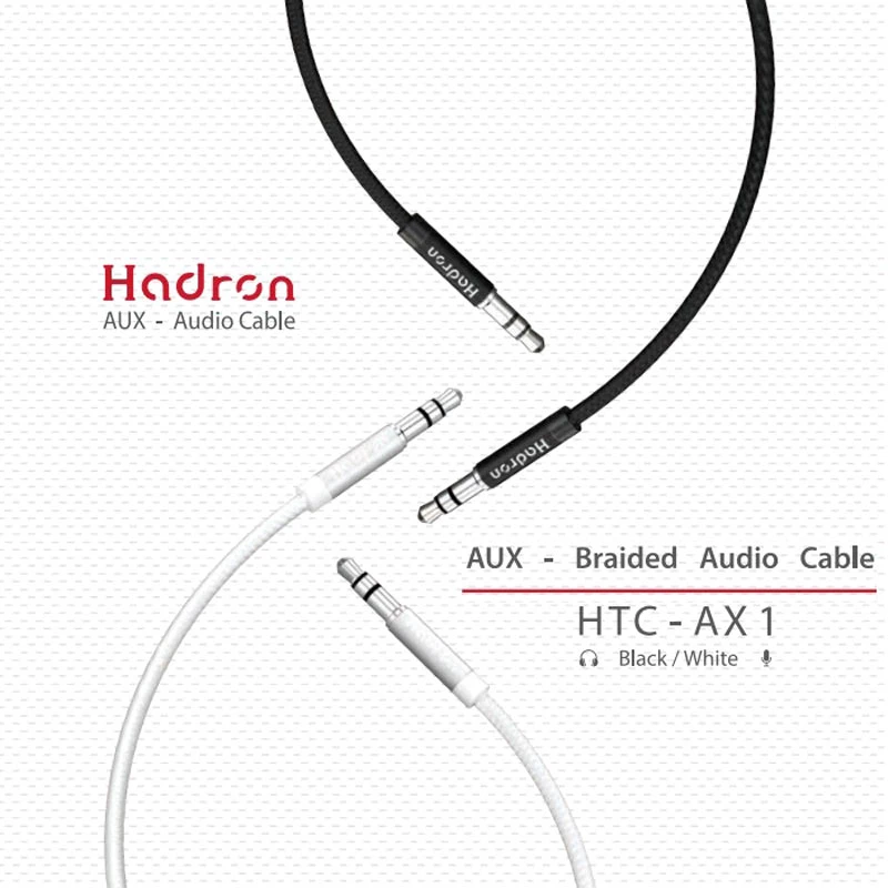 کابل AUX هادرون HTC-AX1 طول 1 متر
