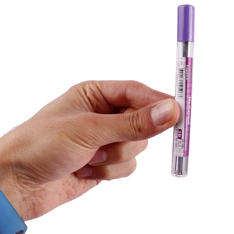 نوک مداد نوکی Heppoo RS-1203 0.5mm 2B بسته 12 عددی