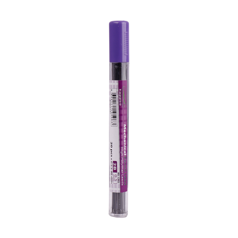 نوک مداد نوکی Heppoo RS-1203 0.5mm 2B بسته 12 عددی