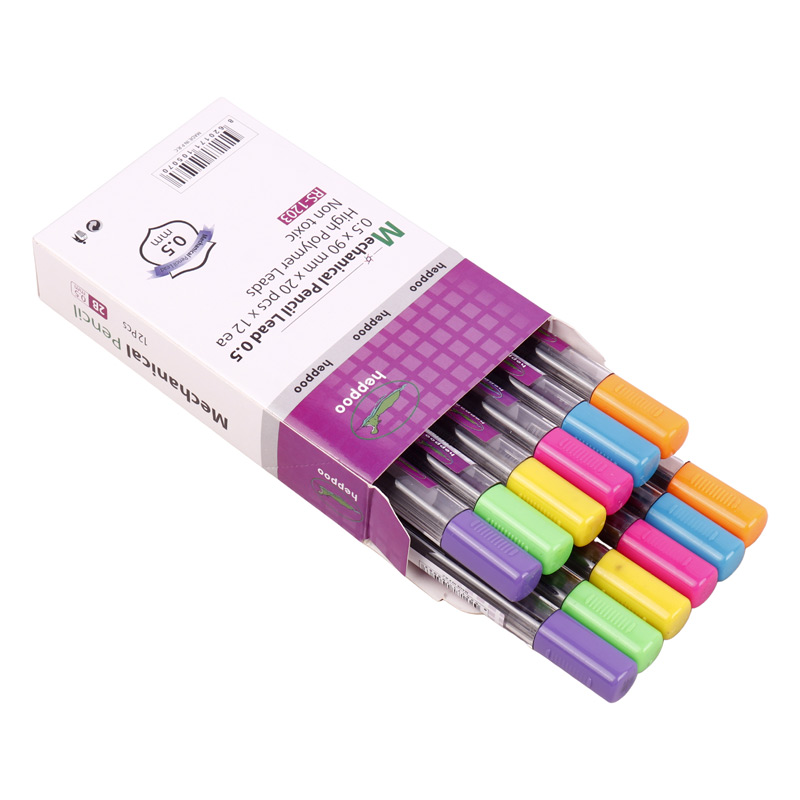 نوک مداد نوکی Heppoo RS-1203 0.5mm 2B بسته 12 عددی