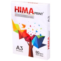 کاغذ Hima Print 80g A3 بسته 500 عددی