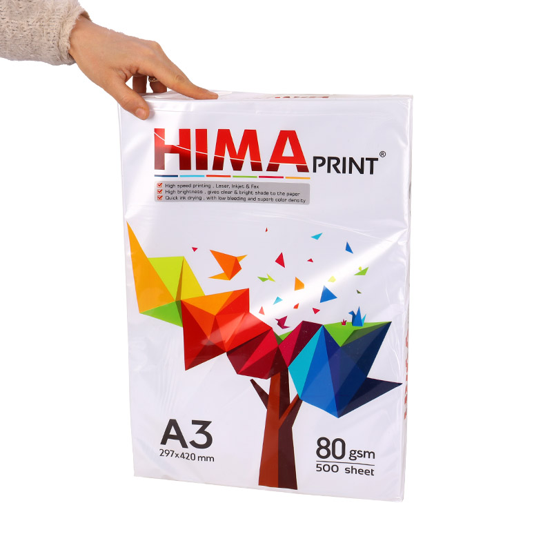 کاغذ Hima Print 80g A3 بسته 500 عددی