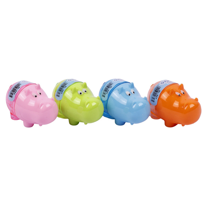 تراش پلاستیکی مخزن دار Hippo NO.357 بسته 36 عددی