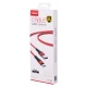 کابل میکرو یو اس بی فست شارژ 4 آمپر هیسکا LX-301 طول 1 متر