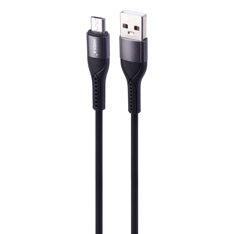 کابل میکرو یو اس بی فست شارژ Hiska LX-301 4A 1m