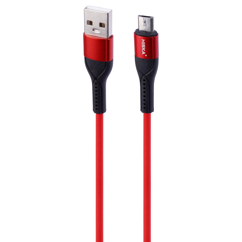 کابل میکرو یو اس بی فست شارژ Hiska LX-301 4A 1m