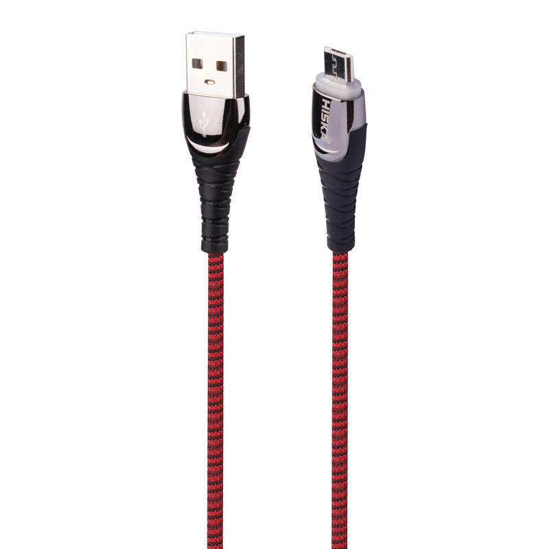 کابل میکرو یو اس بی فست شارژ Hiska LX-822 2.4A 1m