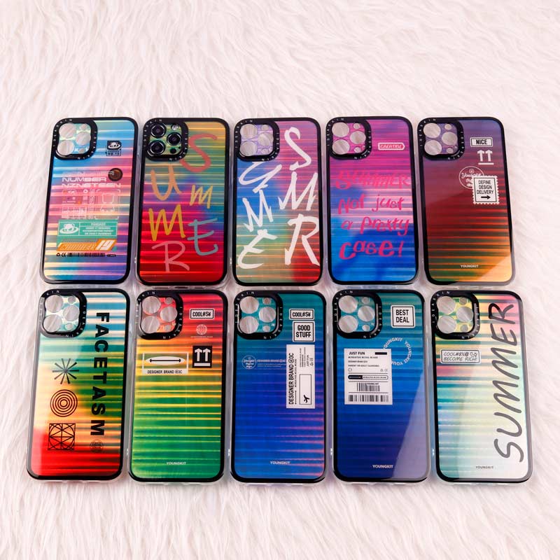 قاب هولوگرامی Idea Skin Youngkit آیفون iPhone 12 Pro Max محافظ لنزدار