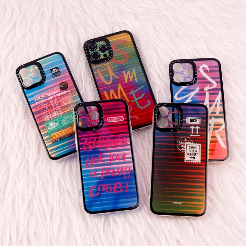 قاب هولوگرامی Idea Skin Youngkit آیفون iPhone 12 Pro Max محافظ لنزدار
