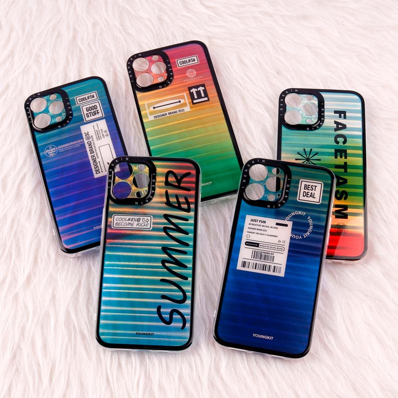 قاب هولوگرامی Idea Skin Youngkit آیفون iPhone 12 Pro Max محافظ لنزدار