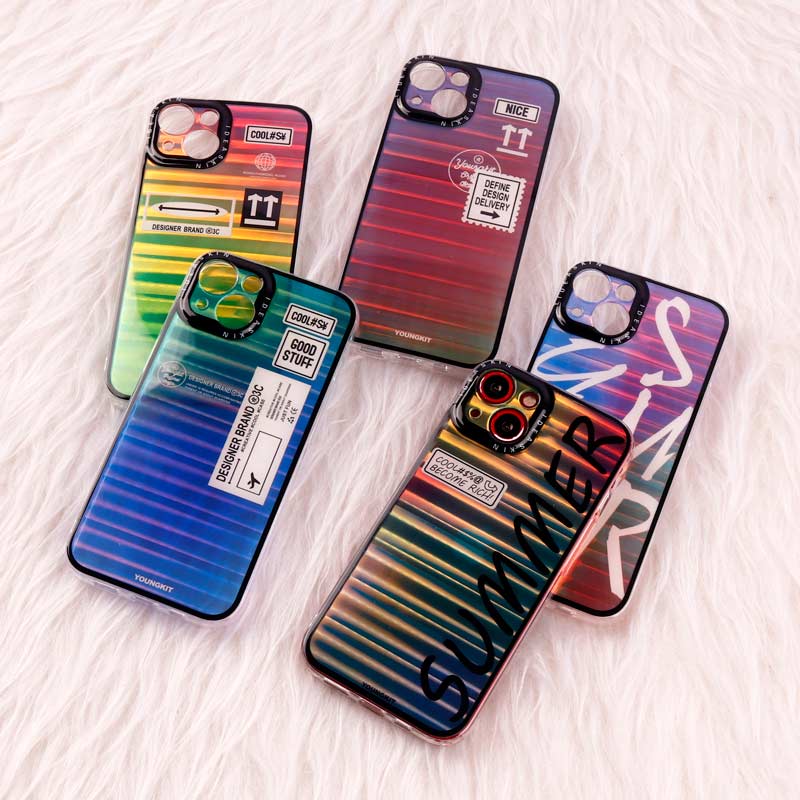قاب هولوگرامی Idea Skin Youngkit آیفون iPhone 13 محافظ لنزدار