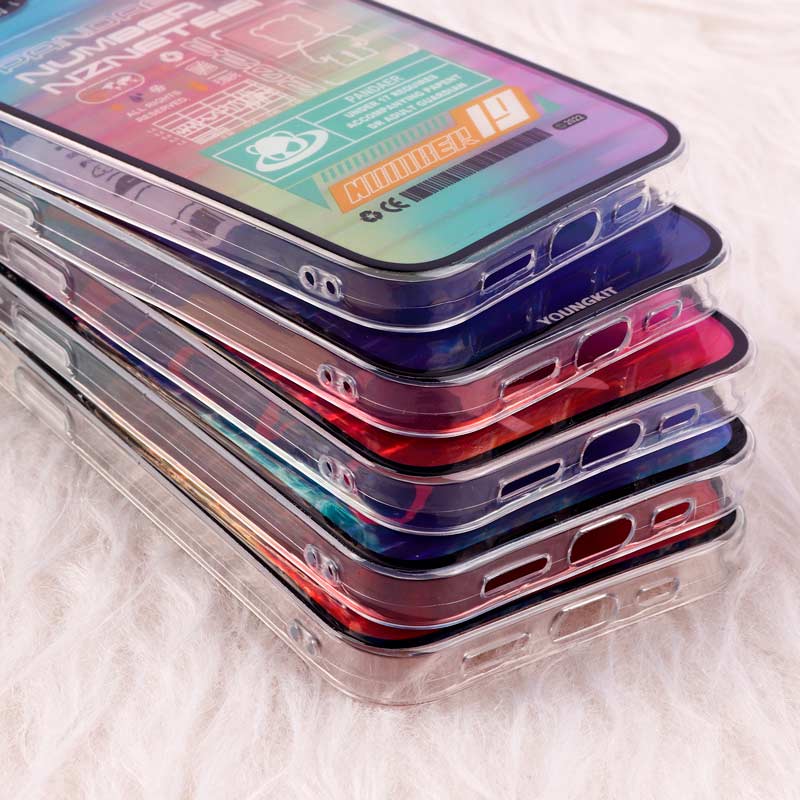 قاب هولوگرامی Idea Skin Youngkit آیفون iPhone 13 محافظ لنزدار