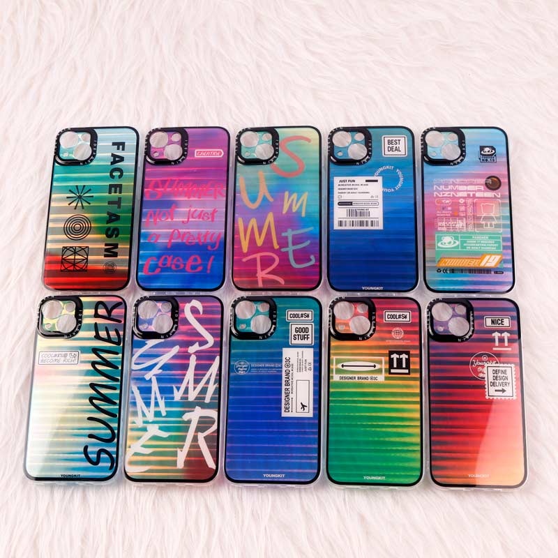 قاب هولوگرامی Idea Skin Youngkit آیفون iPhone 13 محافظ لنزدار