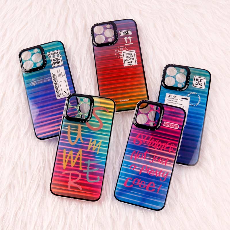 قاب هولوگرامی Idea Skin Youngkit آیفون iPhone 13 Pro Max محافظ لنزدار