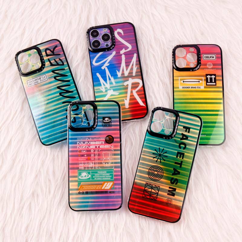 قاب هولوگرامی Idea Skin Youngkit آیفون iPhone 13 Pro Max محافظ لنزدار