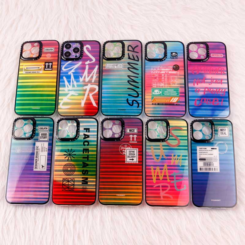قاب هولوگرامی Idea Skin Youngkit آیفون iPhone 13 Pro Max محافظ لنزدار