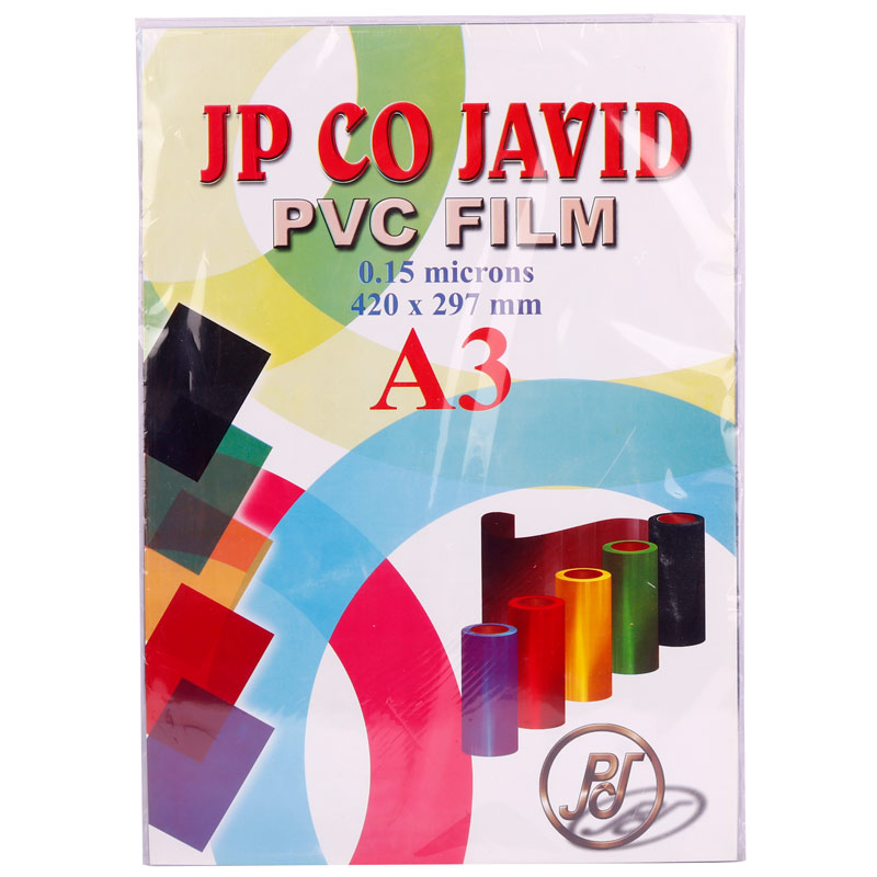 طلق شفاف JP CO Javid 0.15 mu A3 بسته 100 عددی
