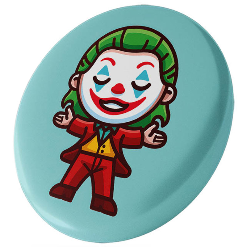 پیکسل سنجاقی Joker زمینه آبی