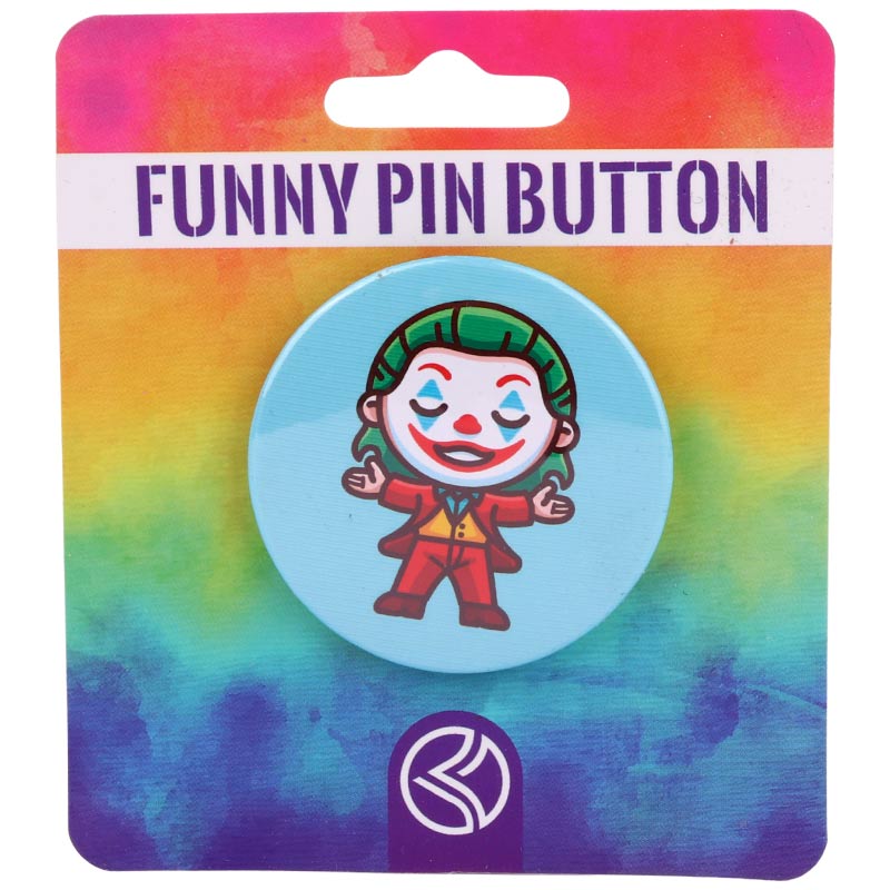 پیکسل سنجاقی Joker زمینه آبی