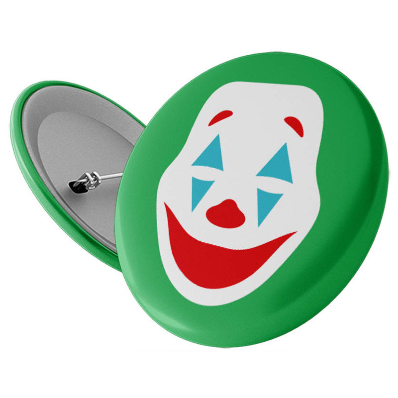 پیکسل سنجاقی Joker زمینه سبز