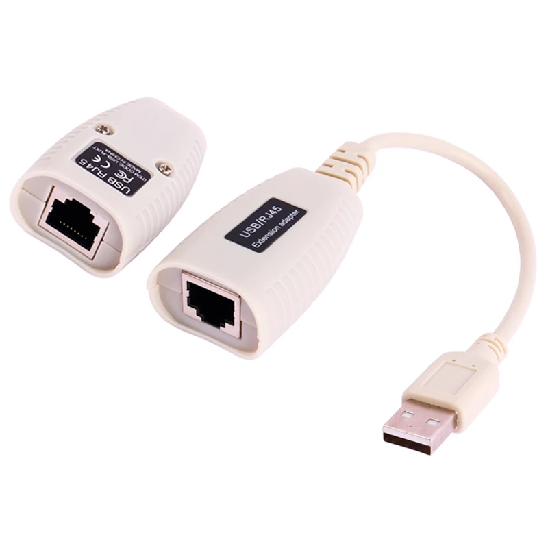 مبدل افزایش طول USB تحت شبکه کی نت USB-RJXT طول 45 متر