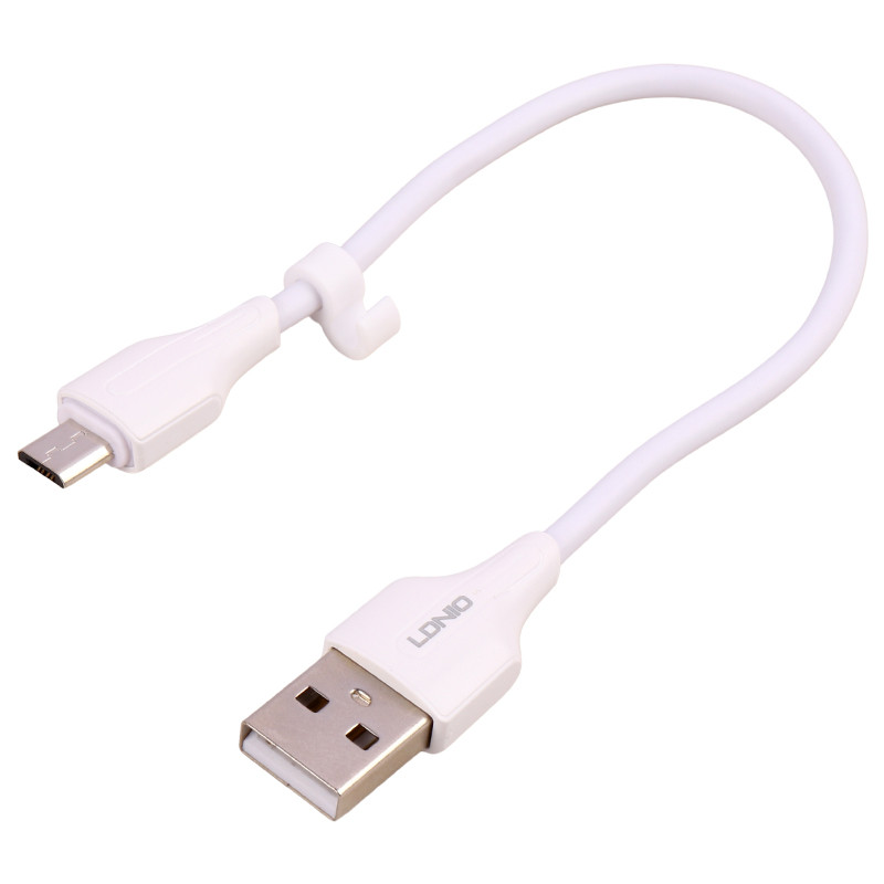 کابل کوتاه میکرو یو اس بی فست شارژ Ldnio LS540 2.4A 20cm