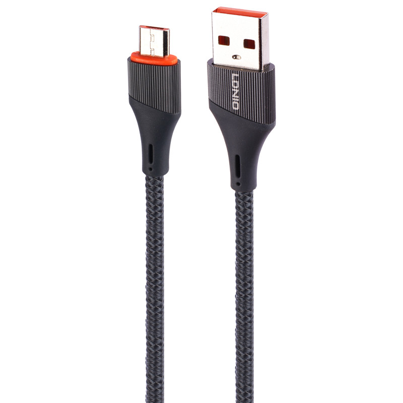 کابل میکرو یو اس بی فست شارژ Ldnio LS632 30W 2m