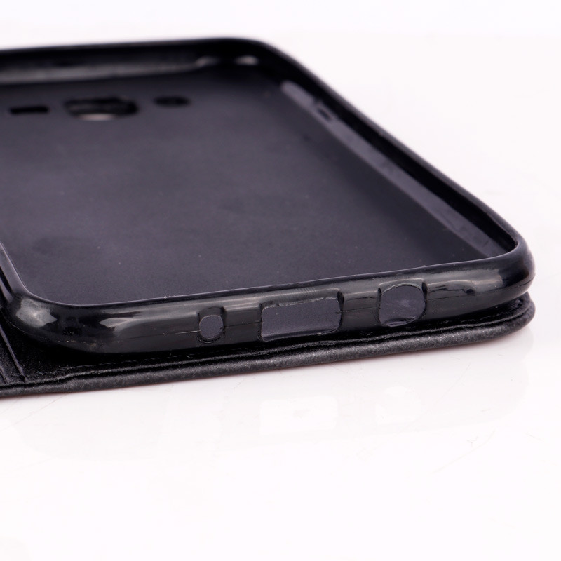 کیف چرمی مگنتی Samsung Galaxy J7 2015 مشکی