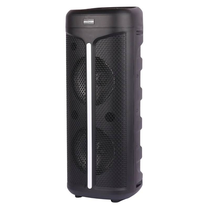 اسپیکر چمدانی بلوتوثی مچر MR-1000 + میکروفون و ریموت کنترل