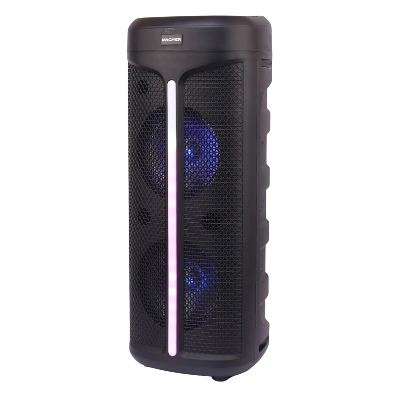 اسپیکر چمدانی بلوتوثی مچر MR-1000 + میکروفون و ریموت کنترل