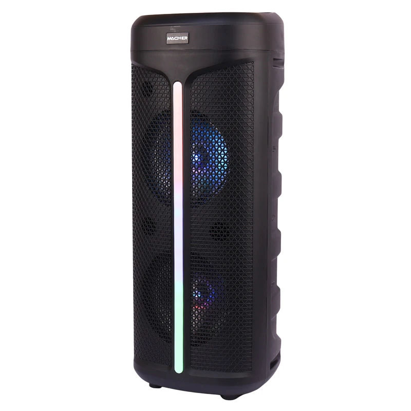 اسپیکر چمدانی بلوتوثی مچر MR-1000 + میکروفون و ریموت کنترل