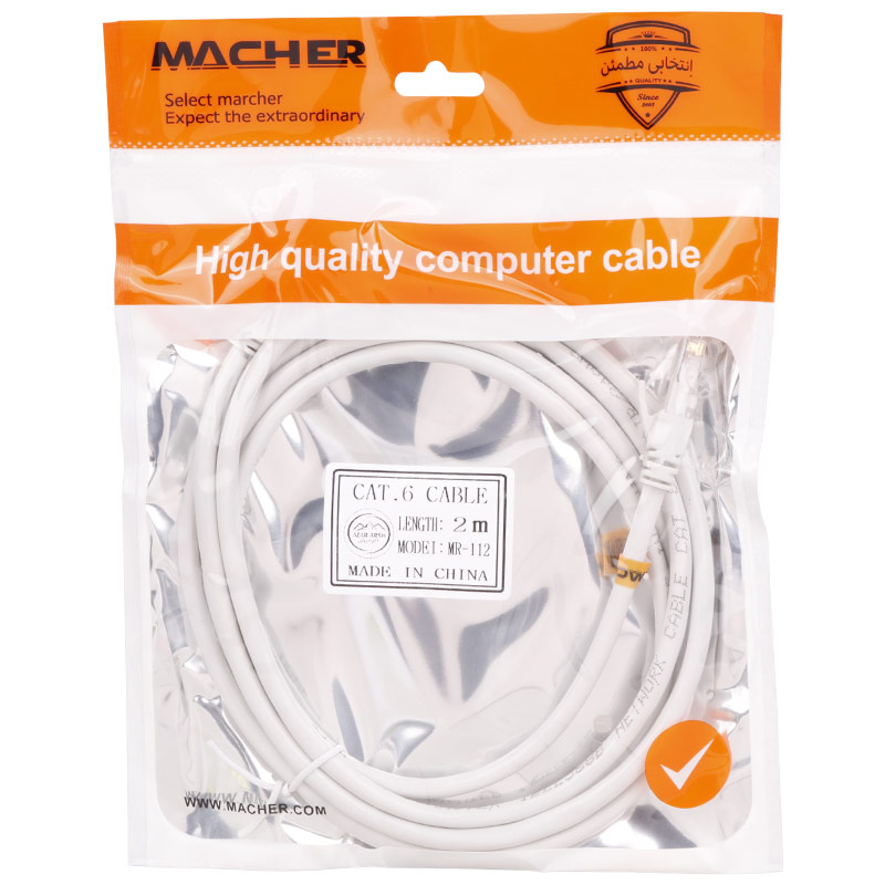 کابل شبکه Macher MR-112 Cat6 2m