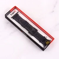 بند چرمی Mak ساعت هوشمند 42/44/45mm مشکی