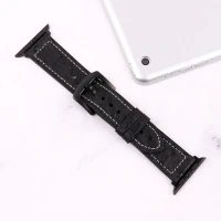 بند چرمی Mak ساعت هوشمند 42/44/45mm مشکی