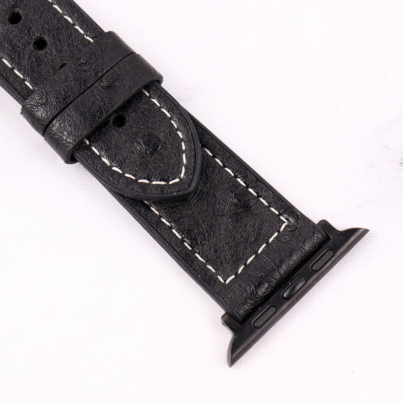 بند چرمی Mak ساعت هوشمند 42/44/45mm مشکی